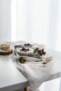 Ovsena kasa s cernicami / blackberry porridge