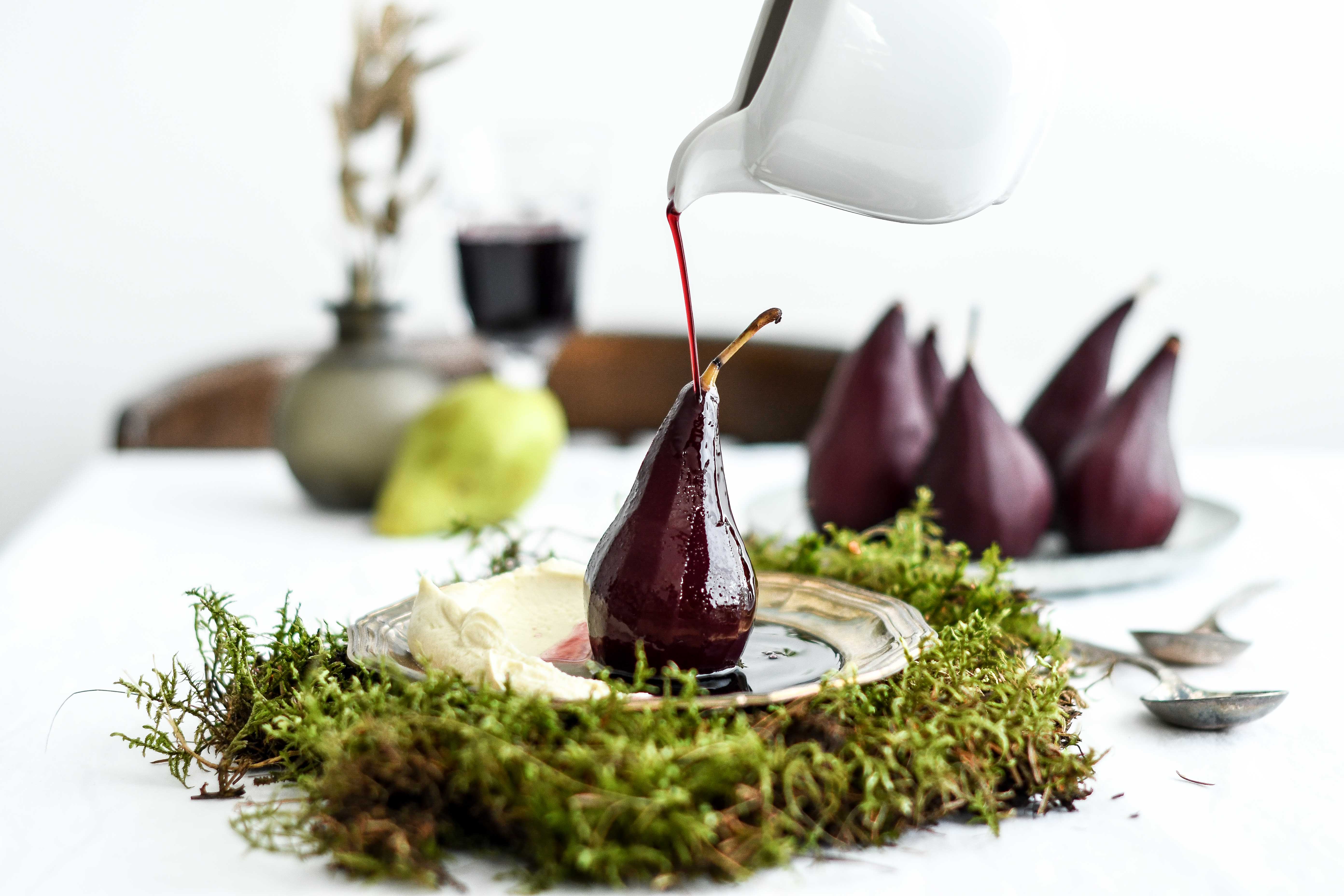 poached pears / varene hrusky