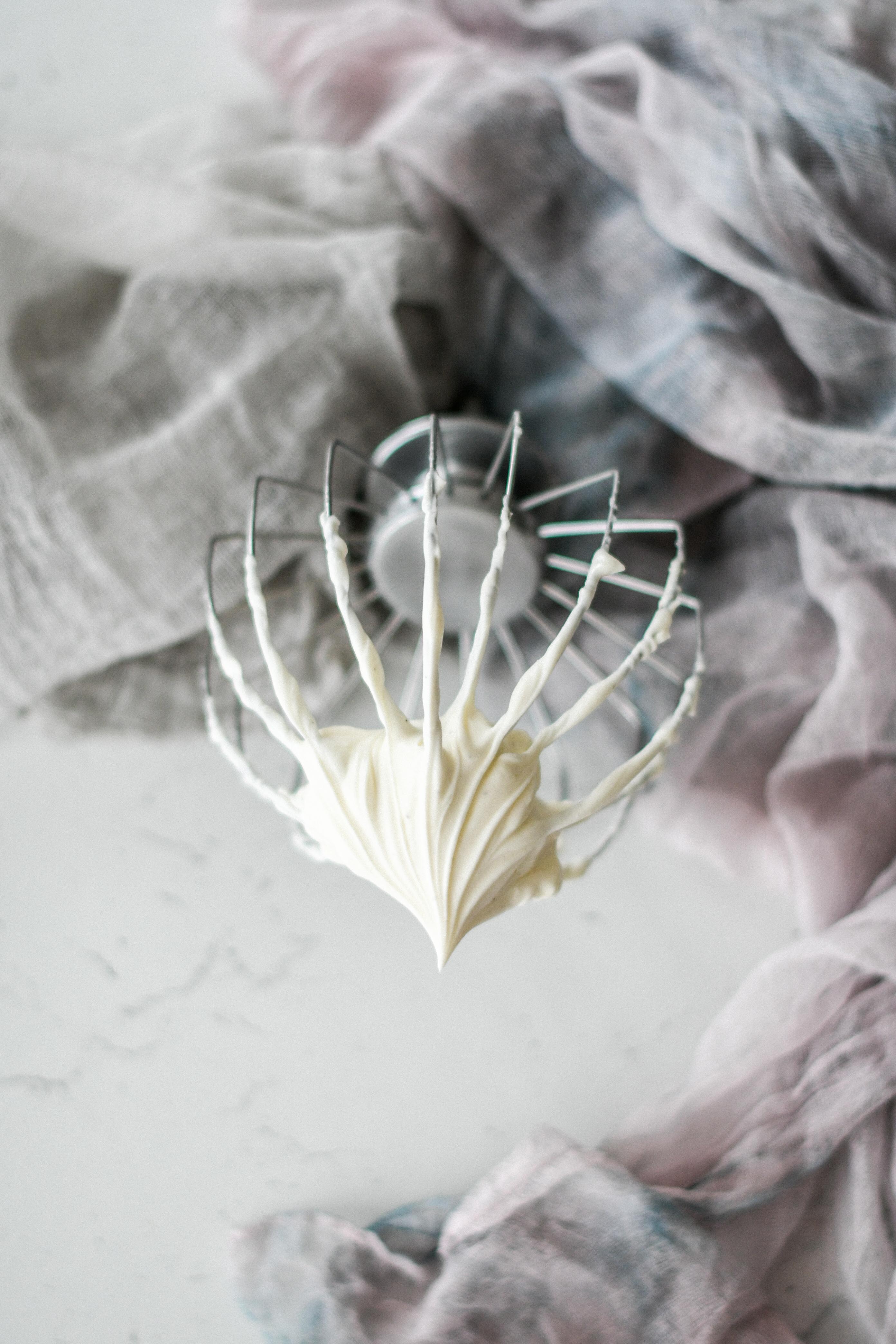 cream cheese frosting photography