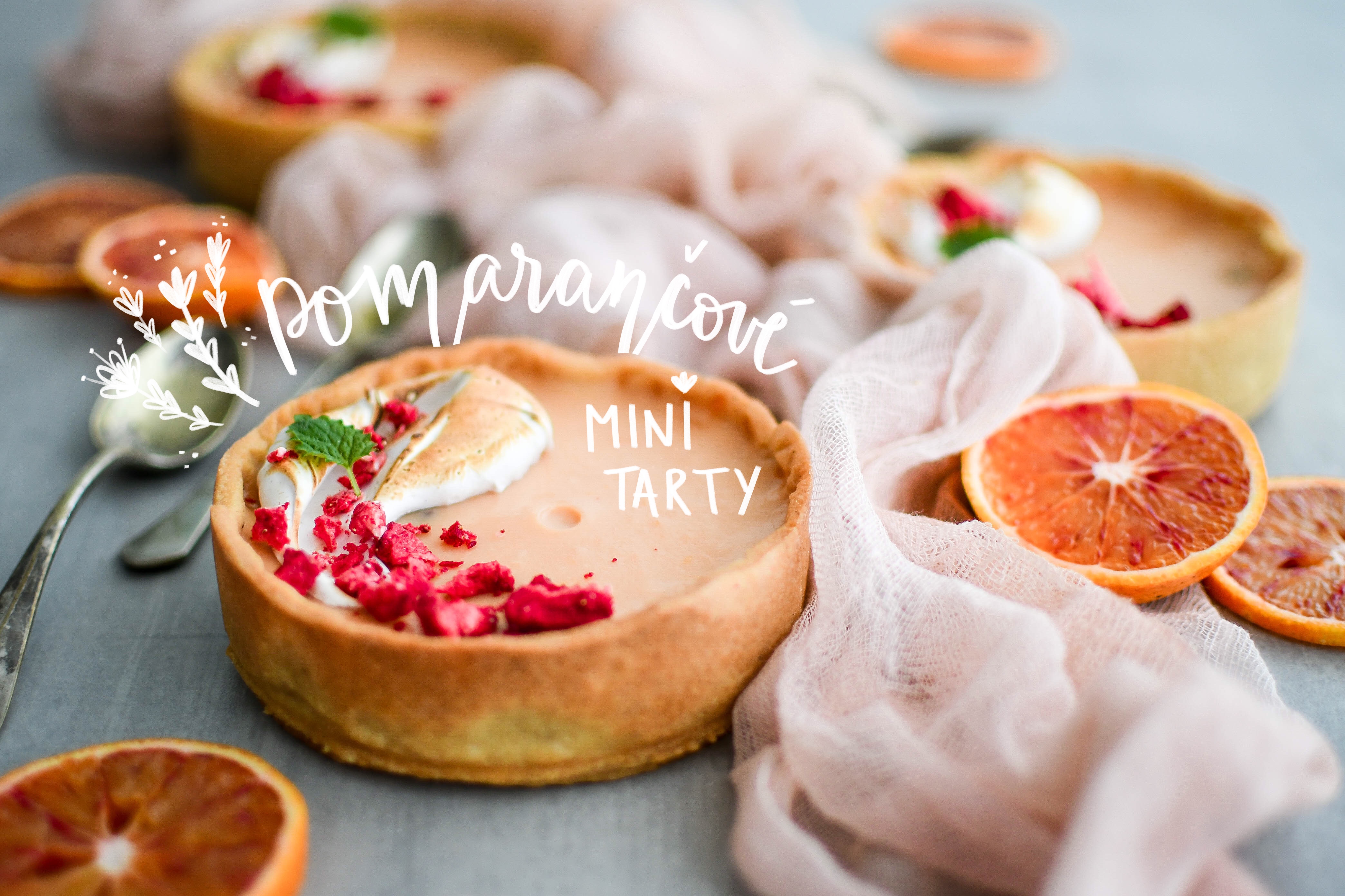 blood orange tarts | pomarancove mini tarty