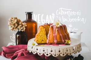 vegan lemon bundt cake citrónová bábovka