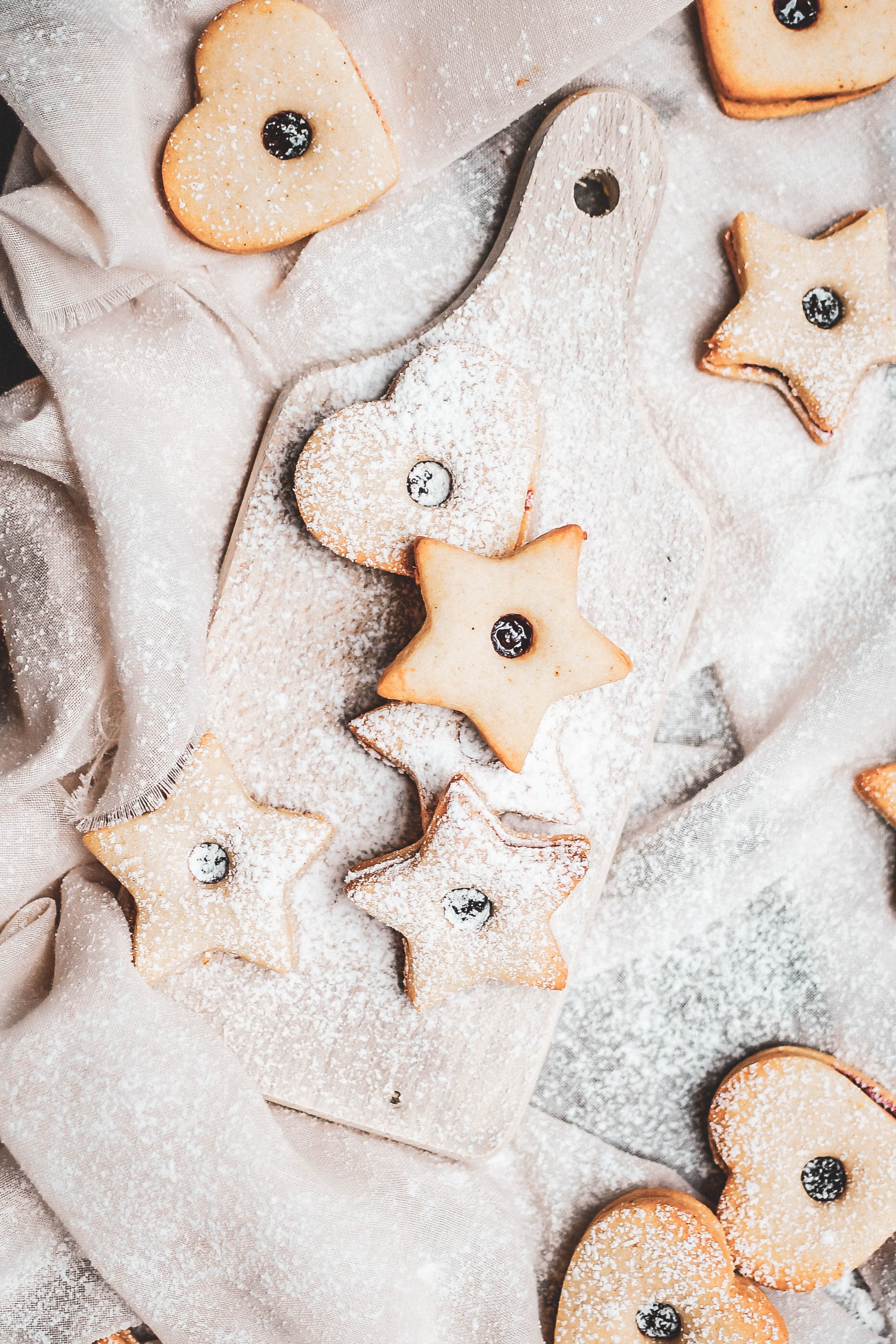 linecke linzer cookies photography