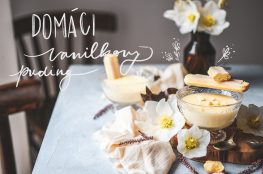 vanilla pudding creme anglaise domaci puding