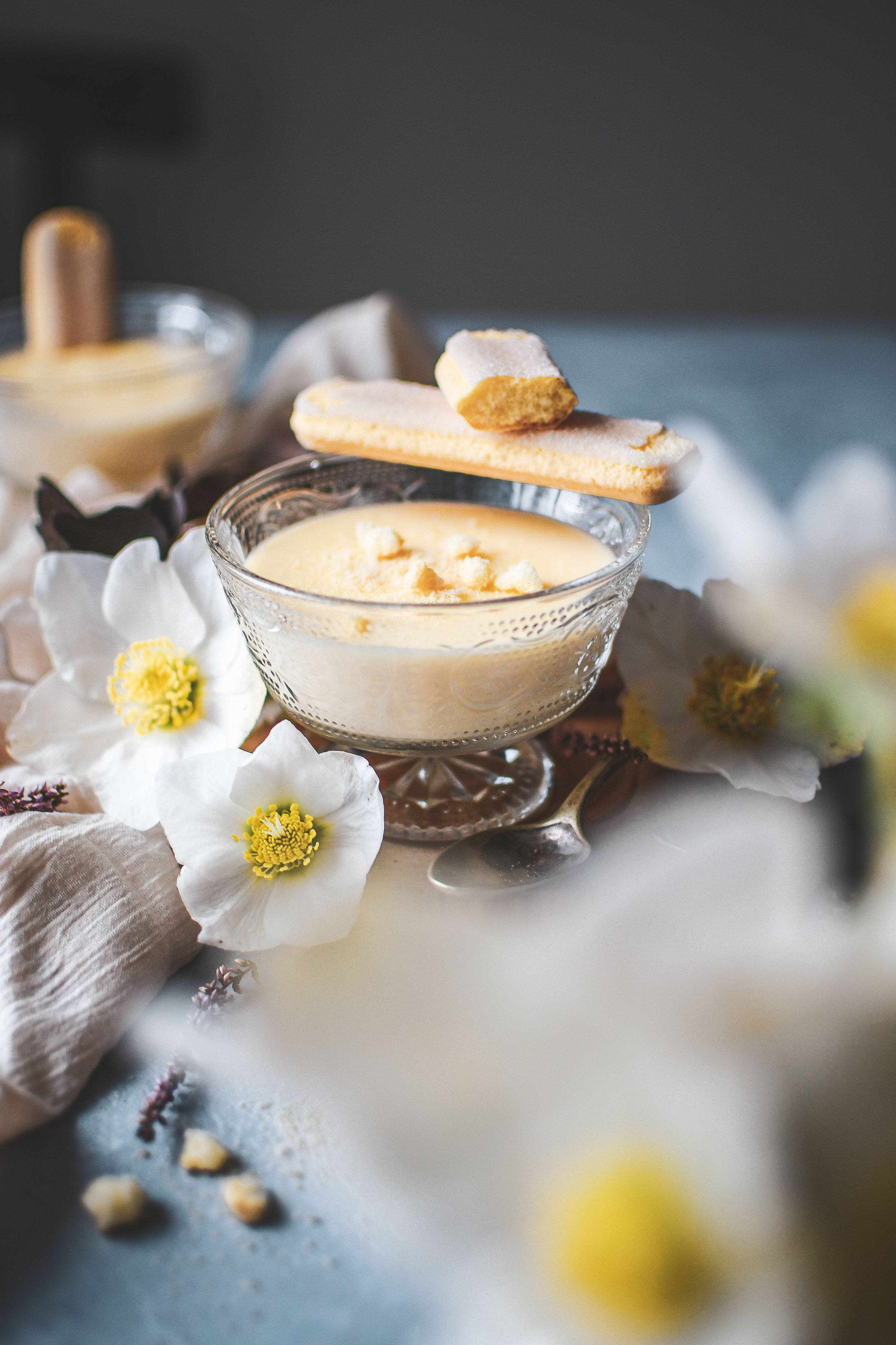 vanilla pudding creme anglaise domaci puding photography