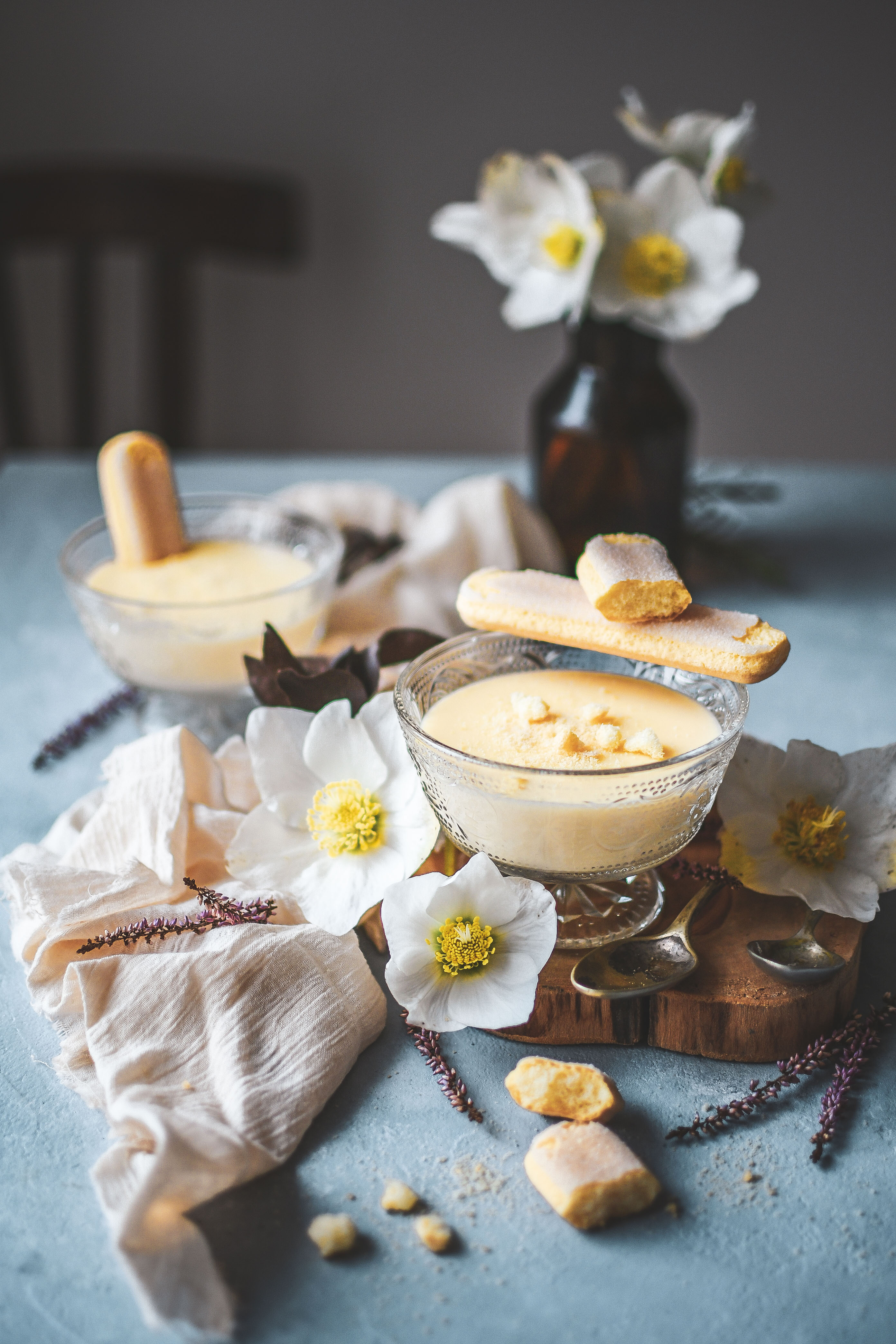 vanilla pudding creme anglaise domaci puding photography