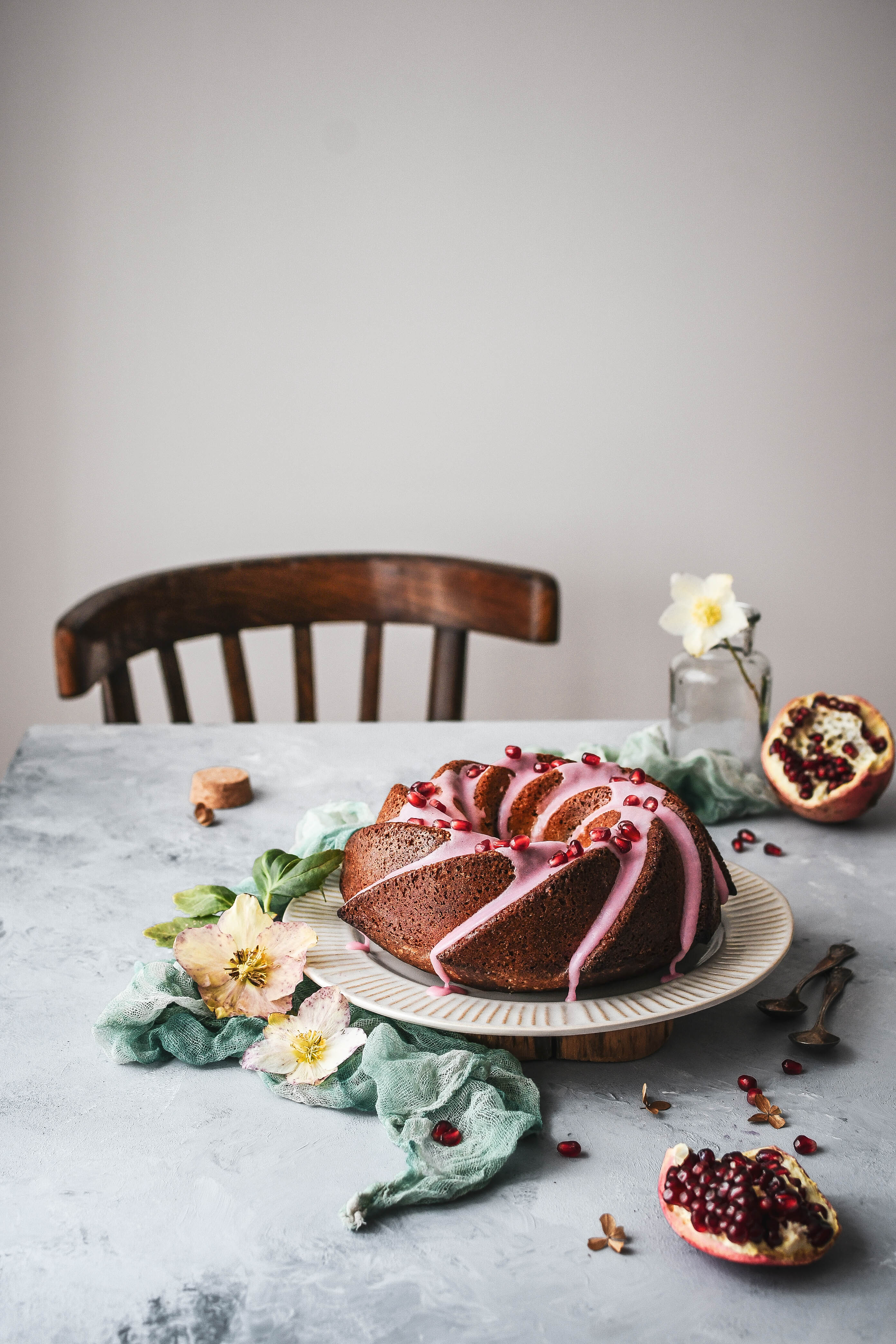 marble bundt cake babovka photography