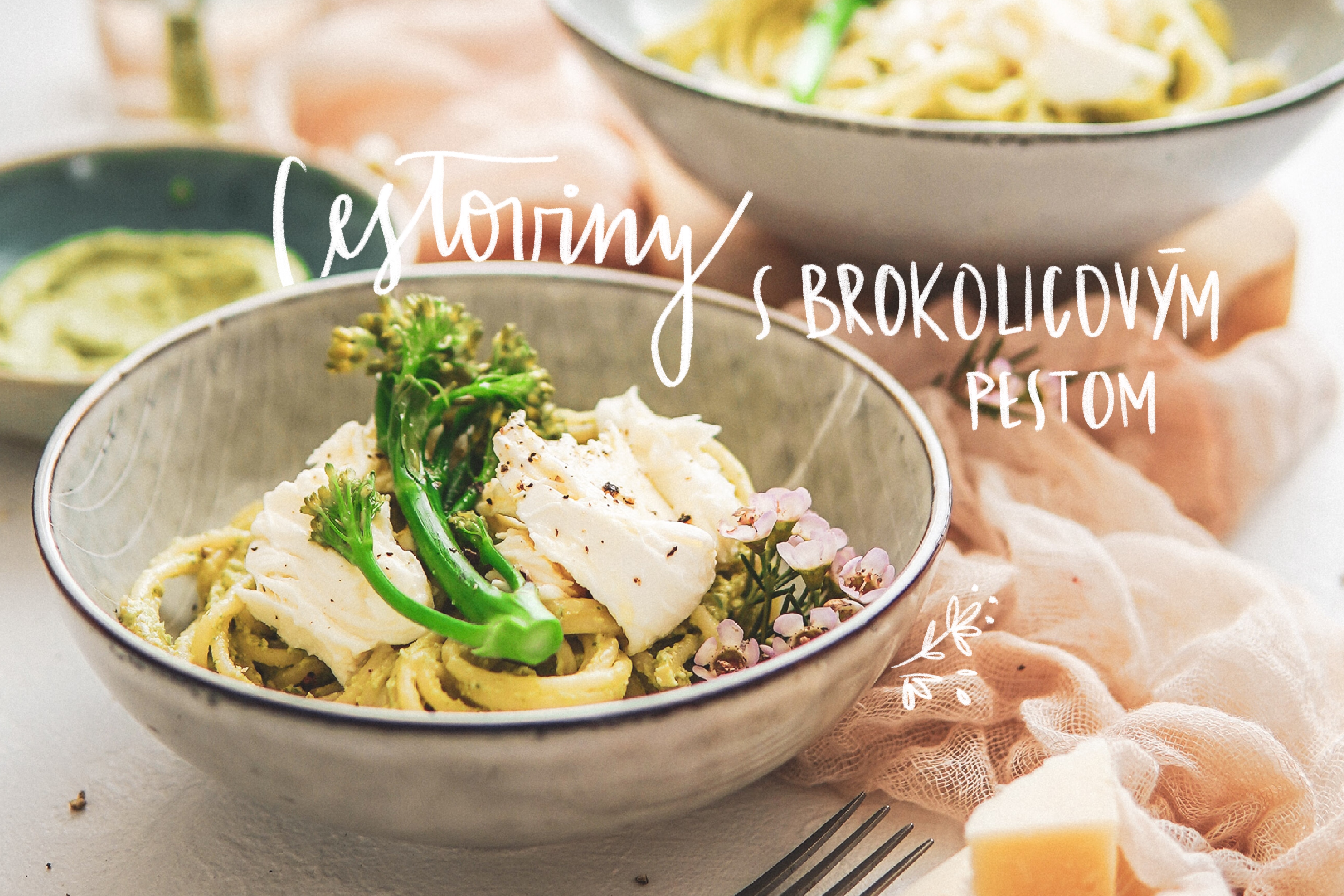 broccoli pesto pasta cestoviny s brokolicou photography