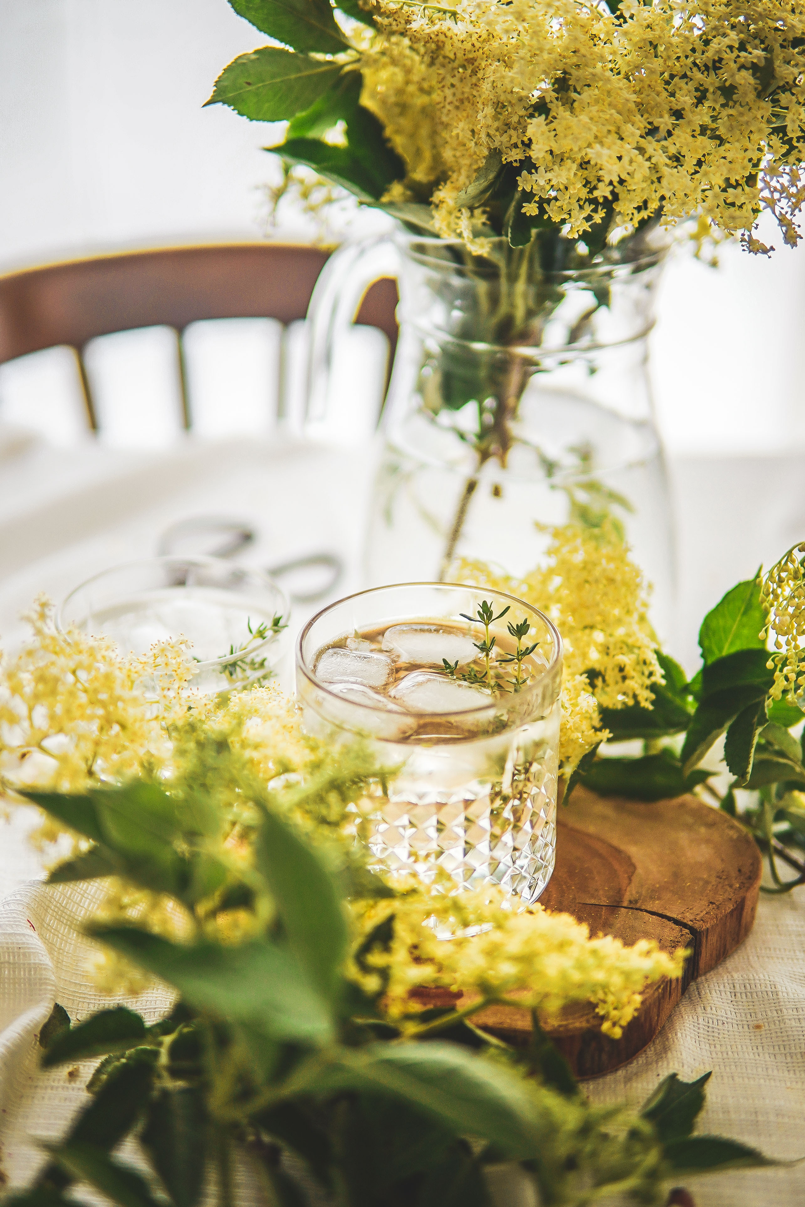 elderflower syrup bazový sirup photography