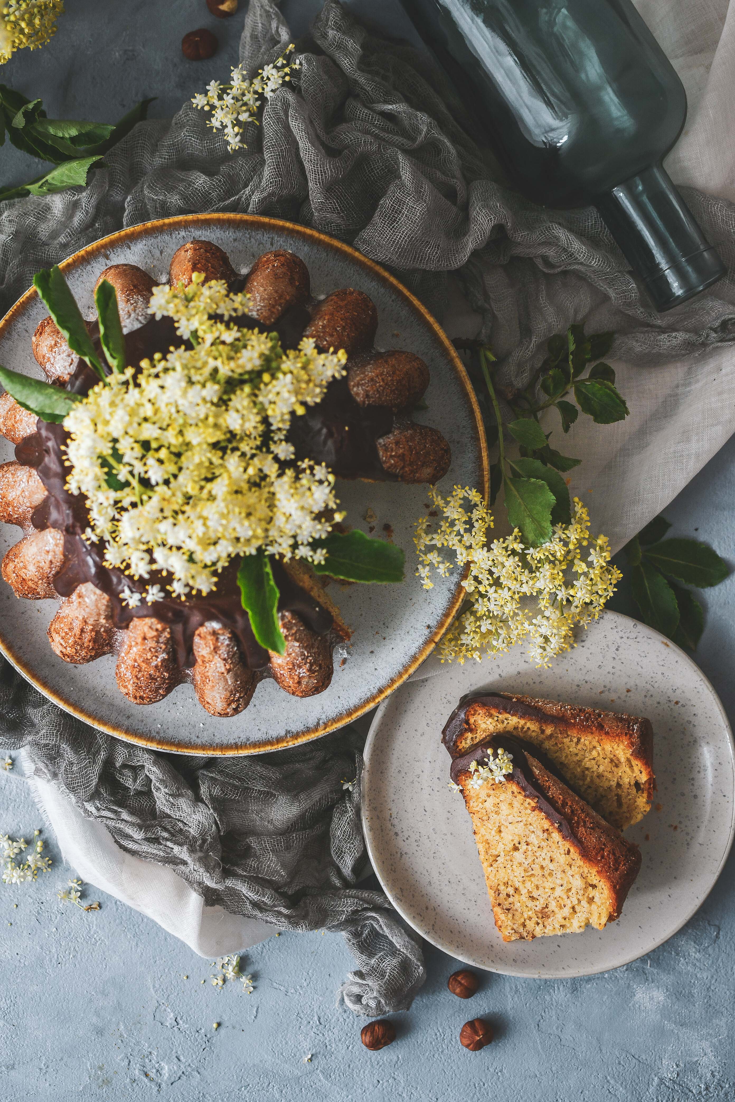 hazelnut bundt cake lieskovcova babovka