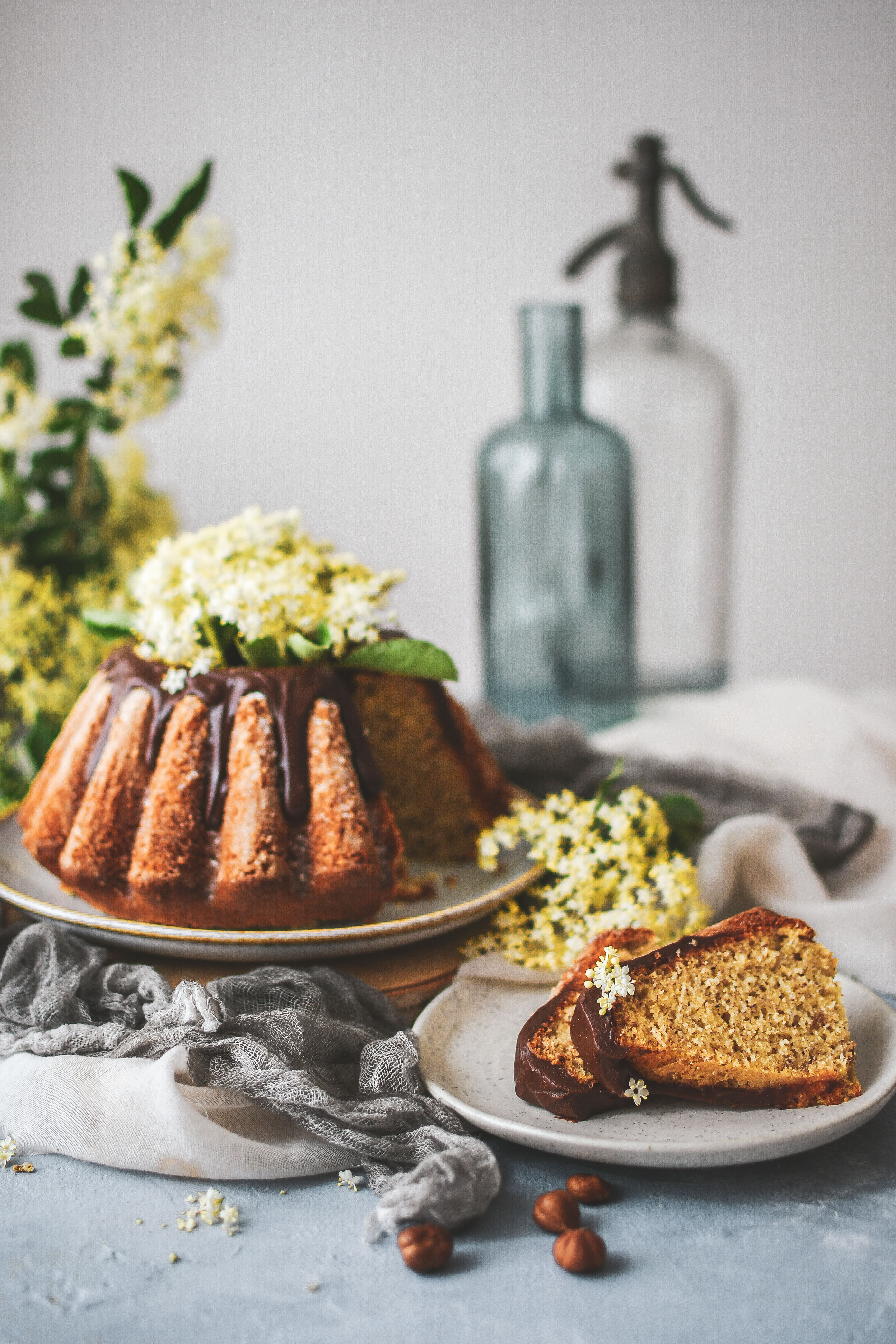 hazelnut bundt cake lieskovcova babovka