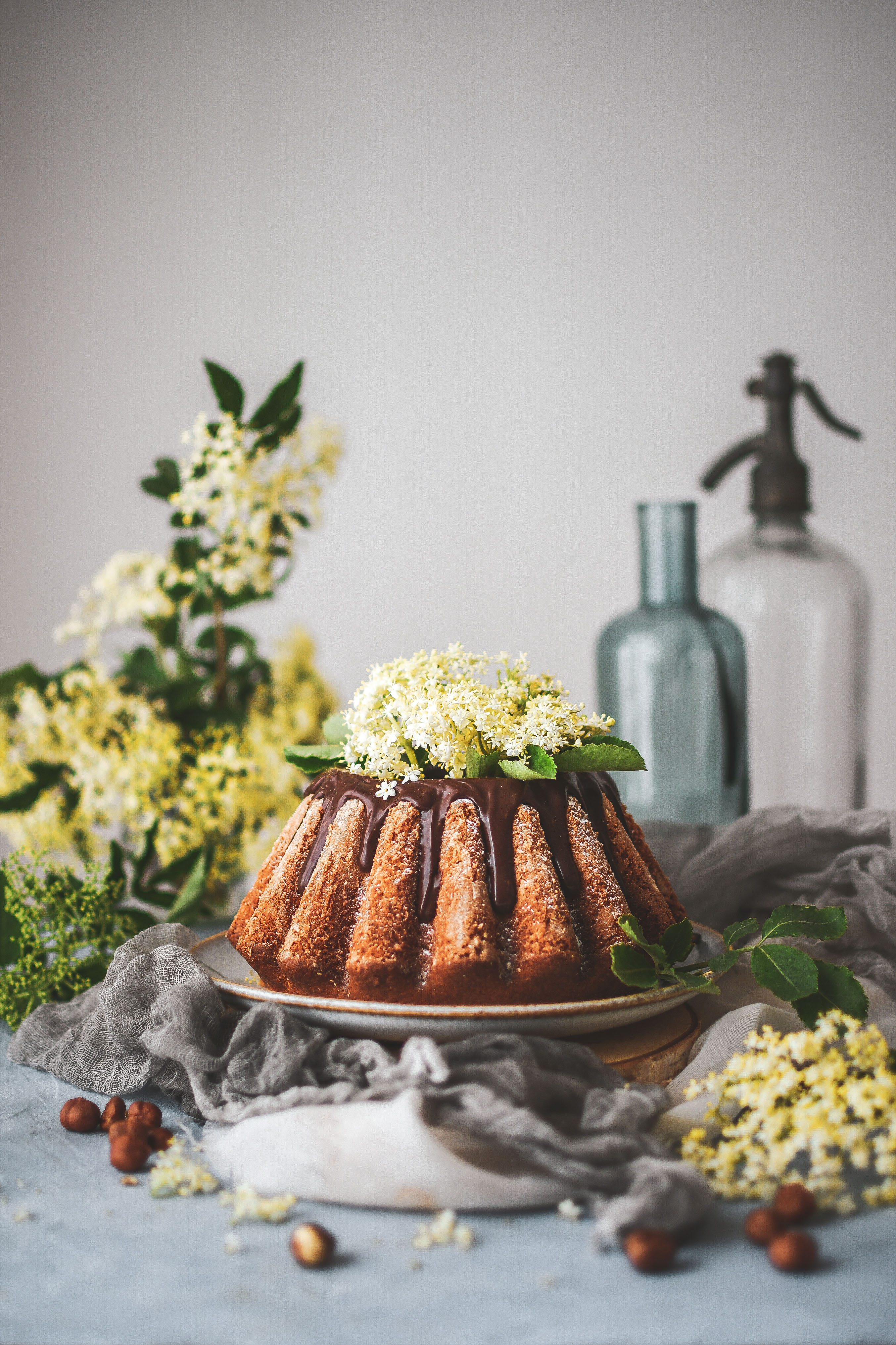 hazelnut bundt cake lieskovcova babovka