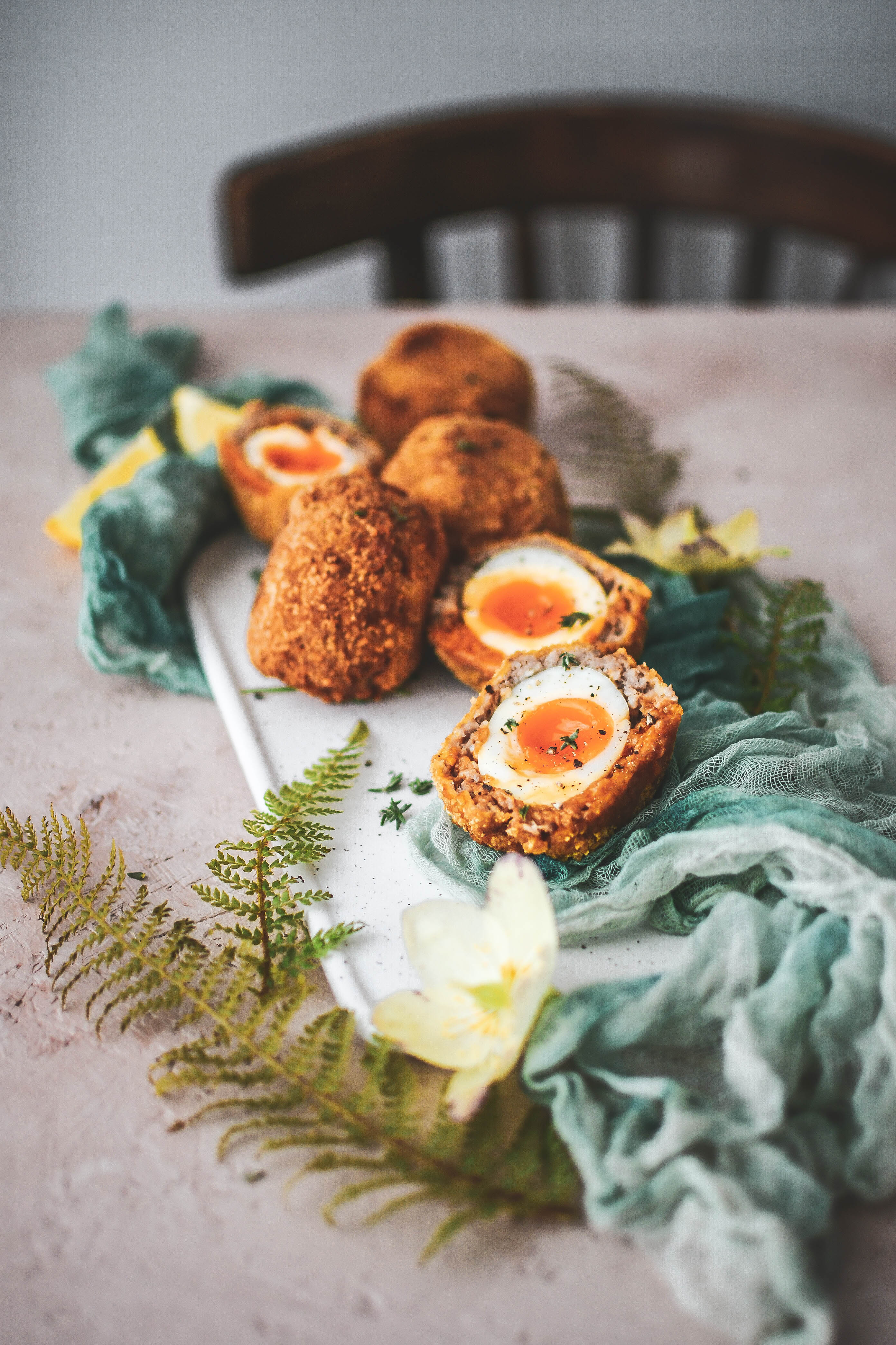 scotch eggs photography