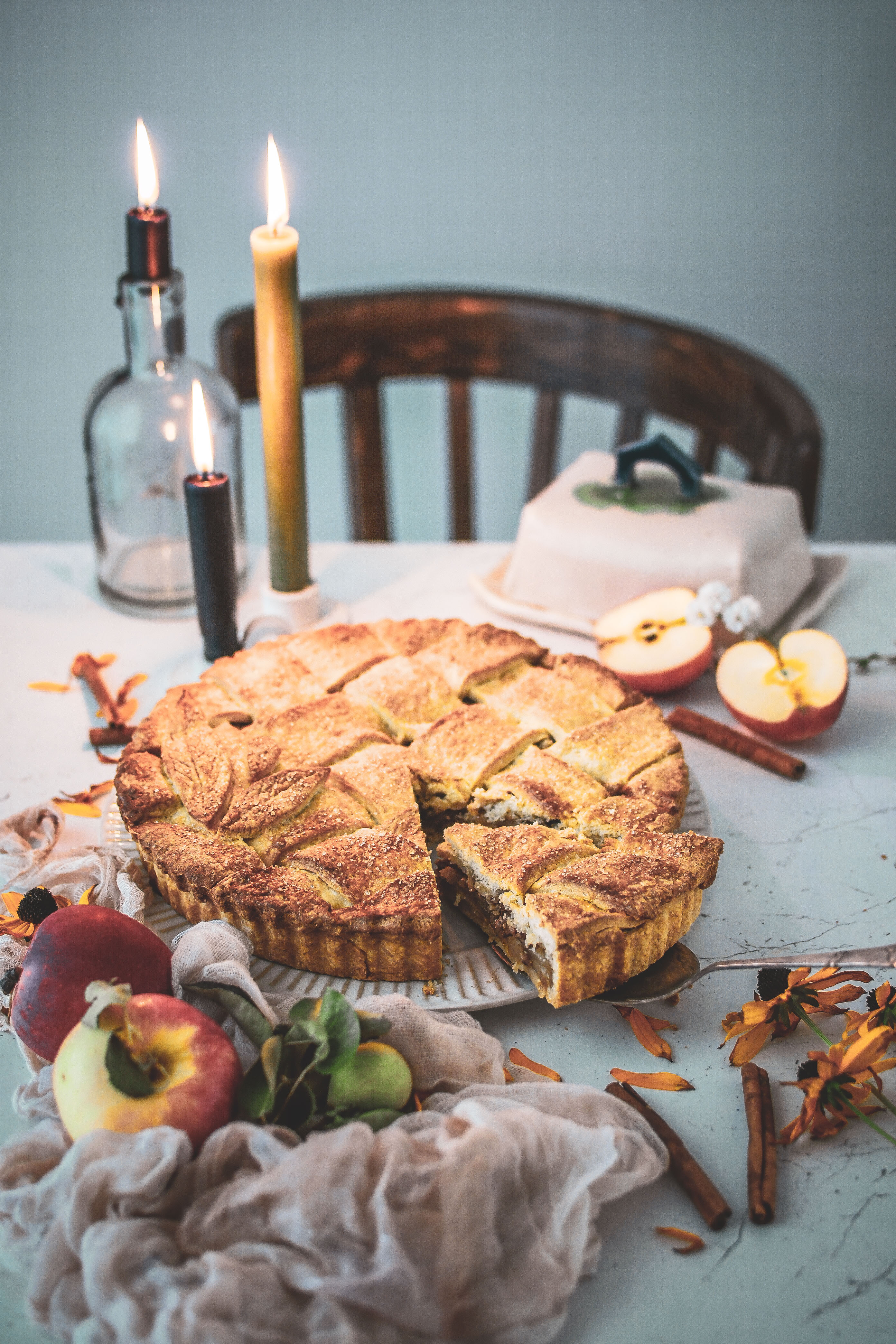 apple pie jablkovy kolac photography