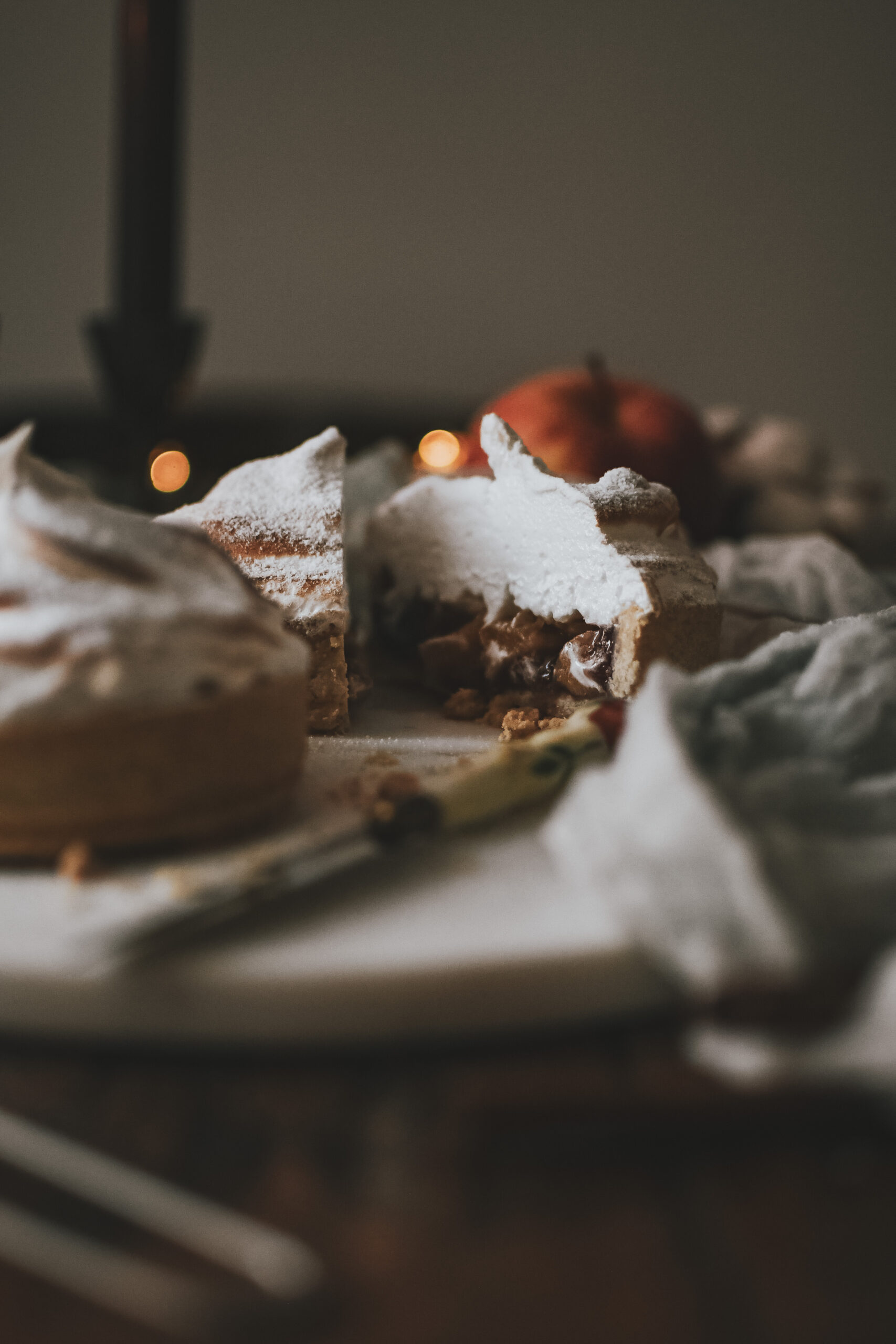 jablkový koláč s bielkovou penou apple meringue pie